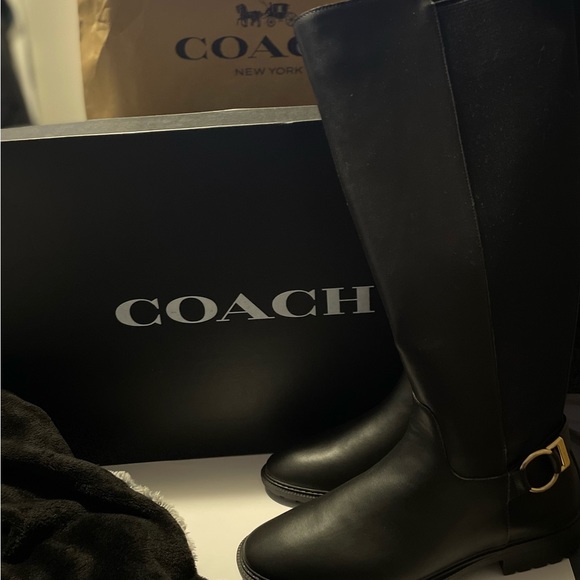 FITZ LEATHER KNEE-HIGH BOOT - Picture 3 of 7